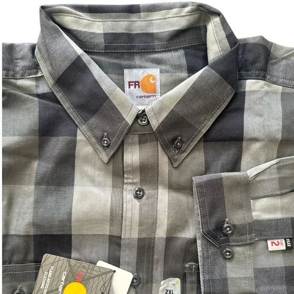 NWT Carhartt FR Flame Resistant 2XL Cat 2 Force Rugged Flex Original Fit Twill - Picture 4 of 9
